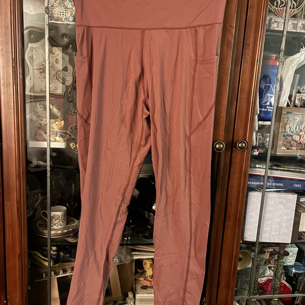 Aeropostale Active Leggings - terracota color